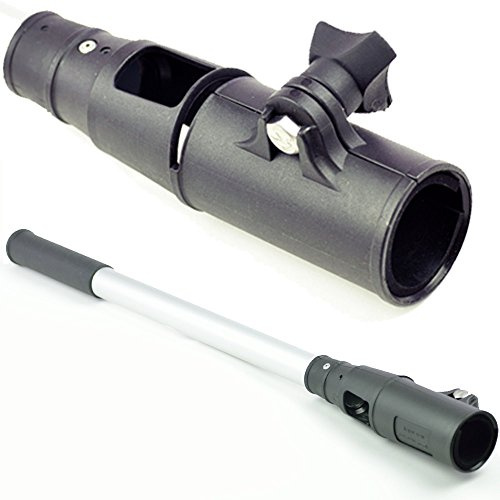 wellenshop Außenborder-Pinnenverlängerung Universal-Verlängerung für Außenborder-Drehgaspinne 990 mm Aluminium Kunststoff Boot Außenbordmotor