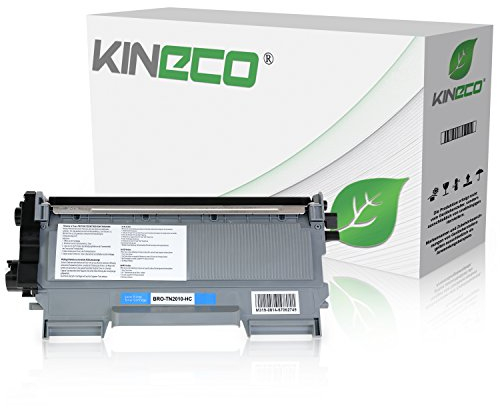 Kineco Toner kompatibel für Brother TN2010 TN-2010 für Brother DCP-7055 W, DCP-7057, HL-2130 R, HL-2132 R, HL-2135 W, Schwarz 3.000 Seiten