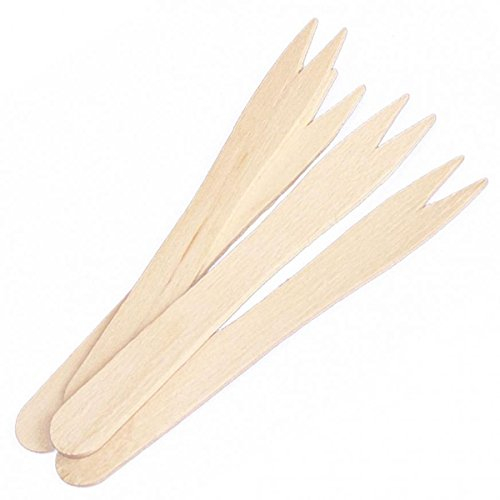 Forchettone per patatine fritte in legno, 1000 pezzi