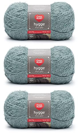 Red Heart Yarn, Acrylic, Aloe, 3 Pack (5 Ounce)