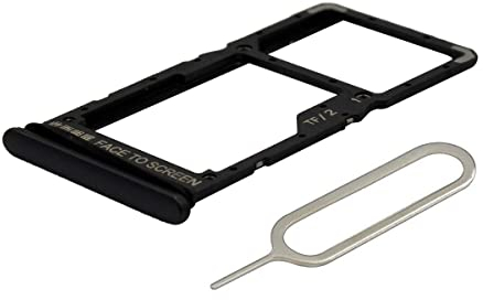 MMOBIEL Dual SIM Kartenhalter Kompatibel mit Redmi Note 10 5G / 10T 5G - 6.5 inch - 2021 - SIM Card Tray Schlitten - Inkl. SIM Pin - Schwarz