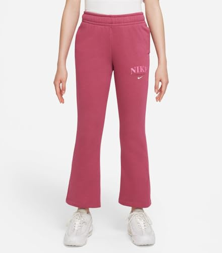 Nike DV2564-633 G NSV Trend FLC Pant Pants Boy's Sweet Beet Size M