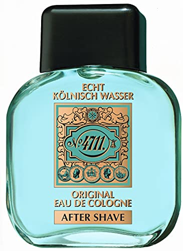 4711® Vera acqua di colonia, lozione dopo shave del classico profumo 4711, piacevole sensazione di freschezza dopo la rasatura, benefica sulla pelle, 100 ml