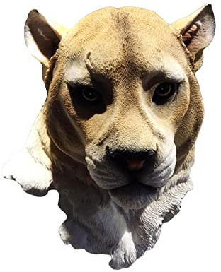 XLWLLNJ Scultura Finta a Forma di Busto da Appendere alla Parete, Decorazione per La Casa, Decorazione Murale a Forma di Testa di Animale per Soggiorno E Hote, Leopardo