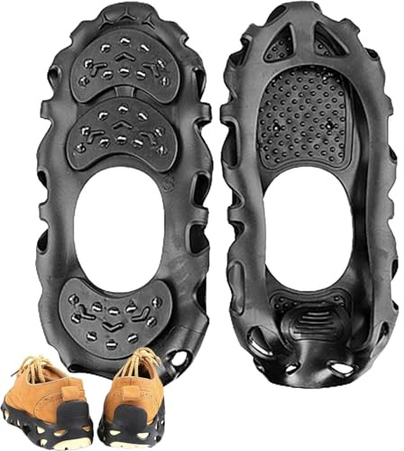 Lot de 30 Crampons de Chaussures en avec Rivets pour Chaussures de randonnée, Crampons de Chaussures, poignées, Bottes de Toit de Plein air, Rembourrage pour la randonnée d'hiver, l'escalade