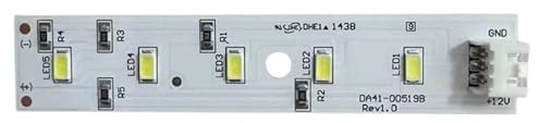 DA41-00519B Assembly Lamp Compatibility DA41-00519A for Compatible with Samsung RF18HFENBWW Fridge RZ80FHPN1 RF62HERS1 RT46H5500WW Freezer LED Lamp Parts