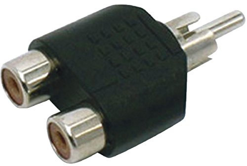 Omenex 377702 Adattatore cinch RCA M/ 2 RCA F