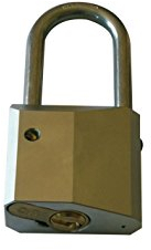 City Lucchetto INOX ISEO per Mezza Cilindro EU-54mm-36353, NSP