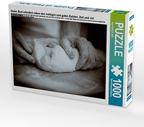 CALVENDO Le Puzzle Bon Pain nécessite en Plus des Bons et Bons ingrédients, du Temps et Beaucoup de Travail Manuel. 1000 pièces de Taille 64 x 48 cm Image de Puzzle Photo par Ingo Gerlach