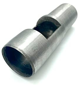 3dancraftit Punzón redondo de piel para cortar juntas huecas, herramientas para cortar piel, goma, papel, tela, material suave, 37 mm, S401