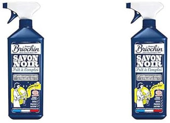 Jacques Briochin Savon Noir Prêt à l'Emploi au Citron Ecocert 750 ml (Lot de 2)