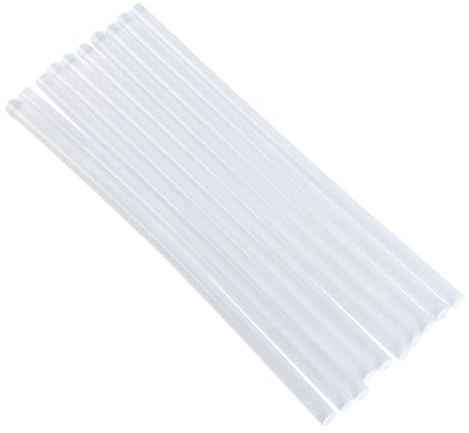 JNNJ 10 Piezas Barras De Pegamento Caliente, Barras De Pegamento Caliente Reparación De Abolladuras Sin Pintura, Pegamento Termofusible 270 X11mm para La Reparación Abolladuras(Blanco)