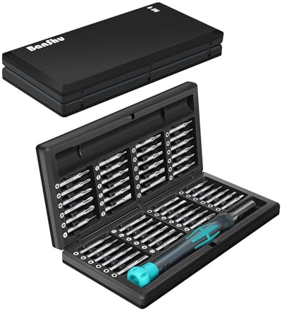 Banshu Precision Screwdriver Set, 49 in 1 Mini Screwdriver Set Black