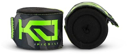 PICSIL Kombat Vendas para Artes Marciales, Cintas de Manos para Boxeo, Muay Thai, Kickboxing, Diseño Unisex (Moonless, 3m x 5cm)