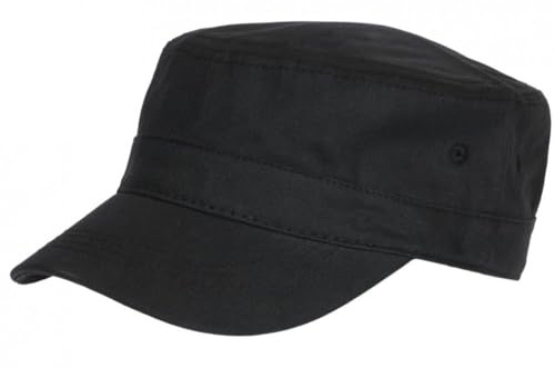 Gorra Militar Niño Negro Estilo Ejército Cubano Capty 6 a 11 Años - Tamaño: Talla única - Color: Negro - Niño, Negro , Talla única