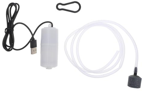 TOYANDONA Luftpumpe Für Aquarien Mit Luftschlauchstein Tragbare Usb-aquariumpumpe Aquariumzubehör Für Innenfischbecken Leise Und Einfach Zu Bedienen