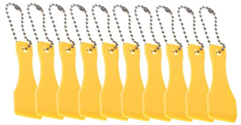 OSALADI Raschietti per Grattare Biglietti della 10 Pezzi Strumenti Resistenti e Leggeri per Grattare Adesivi e Etichette Pratici per Casa e Ufficio