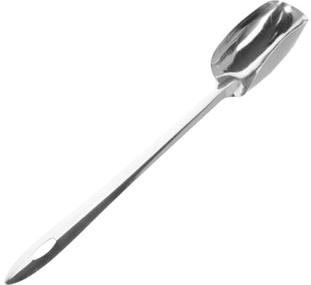 LABRIMP Cuchara Para Malvaviscos De Acero Inoxidable Reutilizable, Cucharón Multifuncional Pulido, Utensilio Resistente Para Máquina De Algodón De Azúcar, Uso Doméstico y Profesional