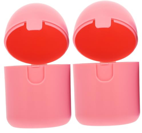 TOYZFRIENDY 2 pièces Boîte de Rangement Stérilisante pour Accessoires Féminins Lot de Boîte Hygiénique pour Cup Menstruelle Organisateur Personnel Pratique pour Période Couleur Rose