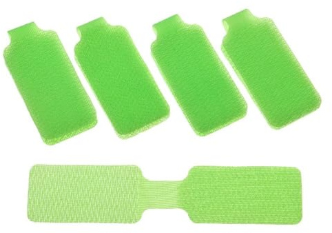 Etichettatura cavi, Etichette colorate autoadesive for cavi di rete Adesivo for for organizzare elettrici(Green Unwritable)