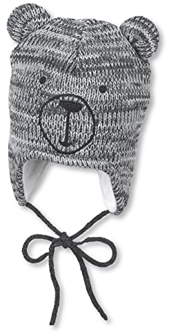 Sterntaler Baby - Jungen Strickmütze M tze, Anthrazit mel., 49 EU