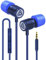 Ludos ULTRA Wired Earbuds in-Ear Headphones, 5 Year Warranty, Earphones with Microphone and Volume Control, Memory Foam, Reinforced Cable, Noise Isolating, Bass Compatible with iPhone, iPad, Samsung