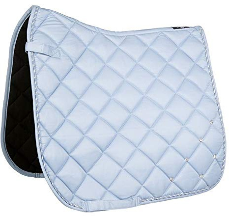 HKM Tapis de selle Hannah - Bleu clair - Polyvalent - Taille :