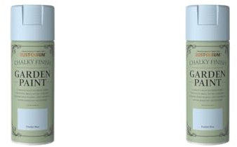 Rust-Oleum 400ml Garden Furniture Spray Paint - Powder Blue (Pack of 2)