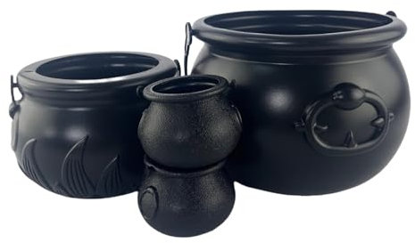 ZEPFJHE 4pcs Bruja Caldera Caldera