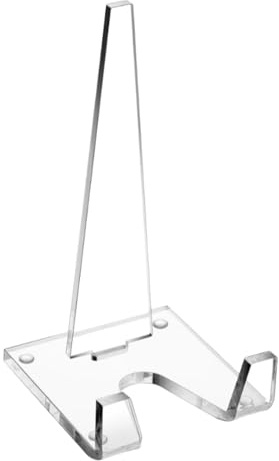 SZLIFE Supporto per Piatti per Esposizione di cornici, Supporto per espositore in Acrilico Trasparente e Stabile per Piatti da Menu di Libri di Cucina, Feste