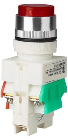 Med belysning 22 mm SAY7 SAY7-A LAY37 Y090 LAY7-11DN AC-10A 1 normalt öppen stängd 2 på/av-knapp (1 Normally stängd, 24V)