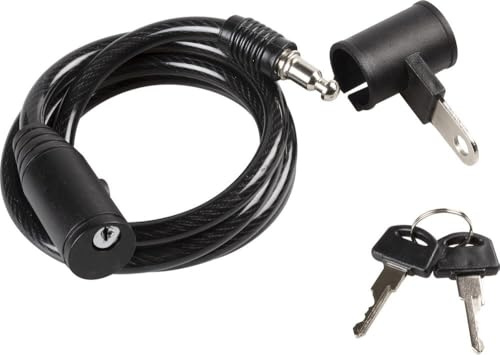 On Bike Antifurto Cavo a Spirale per Bici 0,8x120 cm – Con Supporto Sottosella Incluso – Lucchetto Sicuro, Flessibile e Facile da Trasportare per Uso Quotidiano