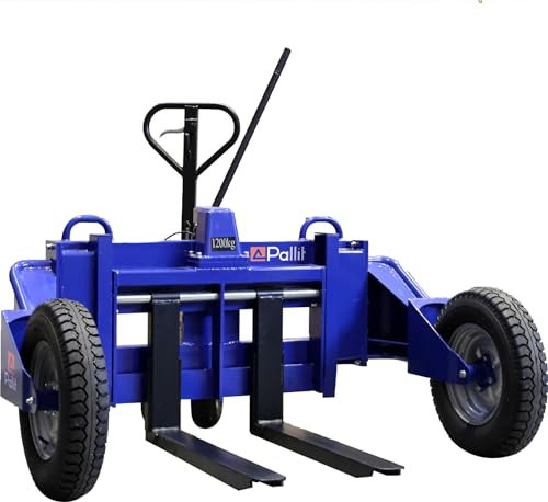 Geländegängiger Pallit Hubwagen OFFROAD | 1200 kg Tragkraft | Geländehubwagen mit Luftbereifung | Handhubwagen