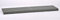 Lycce Klemmkissen Sitzkissen Kunstleder grau 115cm x 38cm