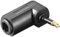 Part King 90 Degree Angled Toslink Digital Optical Female to 3.5mm Mini Male Audio Adaptor