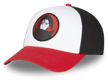 Gorra Niño Naruto, Gorra Béisbol Itachi Akatsuki, Original Anime Manga, blanco, Talla única