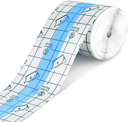 Wasserdicht Transparent Bandage 5cm x 10m Duschpflaster Wasserfest Groß Folienverband Transparentes Pflaster Rolle Wasserdichtes Pflaster Antiallergisch zum Sport Duschen (5cmx10m)