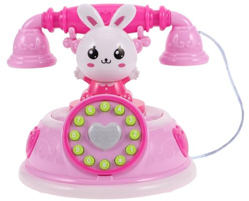 ERINGOGO Wählscheibentelefon Kinderspieltelefon Spielzeugtelefon Kindertelefon Spielzeug Retro-festnetztelefon
