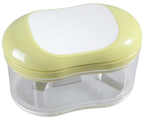 Hachoir manuel pour ail et légumes - Facile à utiliser - Outil de cuisine pour la préparation rapide des repas - Petit robot culinaire