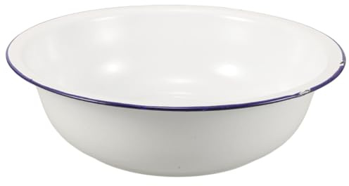 LOLIPPYY Bassine Bain Pied Émaillée Rétro Vintage Bassin Trempage Bain pour Massage et Pédicure pour Usage Maison et Lessive