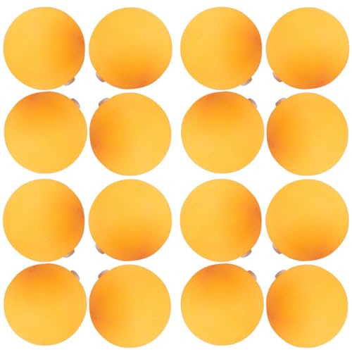 Alasum 60 Piezas Pelotas de Pong Perforadas para Entrenamiento con Máquina Diseño Elástico de Eje Suave Bolas de Plástico Duraderas para Tenis de Mesa Bulk