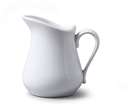 WM Bartleet & Sons 1750 TSET21 Crémiers à Ventre Traditionnel en Porcelaine, Blanc, 300ml