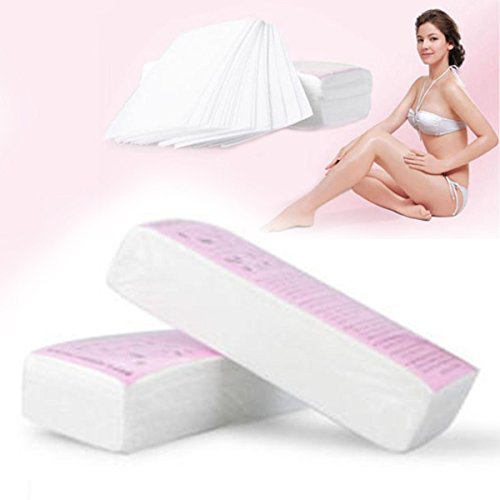 frcolor die Wachs entfernen von Haar der Körper des Körpers von 100pcs freistehend die Streifen Epilierer nicht Stoff Destockopromo von Papier