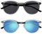 OPULIZE Met 2 Pack Large Mens Womens Grey Clear Black Arms Reading Sunglasses UV400 SS60-7C +2.00