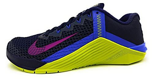 Nike Damen Metcon 6, Blackened Blue/Red Plum-Cyber-Sapphire, 40 EU