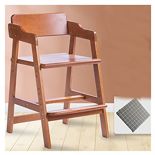 Trona Alta de Madera,silla alta plegable,Trona de madera evolutiva bebés,Apto para Recien Nacidos Combinando,silla alta playa plegable ligera,Silla de altura regulable crece con el niño 6meses-10 años