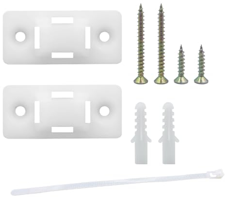 UMCHU 14 Sätze Möbel Kippsicherung,Kippschutz für Fernseher,Hochleistungs Möbelgurte-Set,Kippschutz Möbel Wandanker,für Schrank Regal Kommode Belastbarkeit