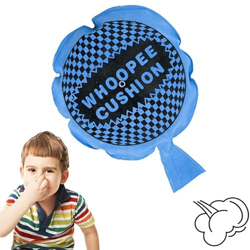 EHOTER Self Inflating Whoopee Cushion Colour Sent at Random Novelty Prank Item Noise Jokes Ideal Joke Gift or Stocking Filler for Girls and Boys Party Bag Fillers for Kids Woopie Cushion (Blue)