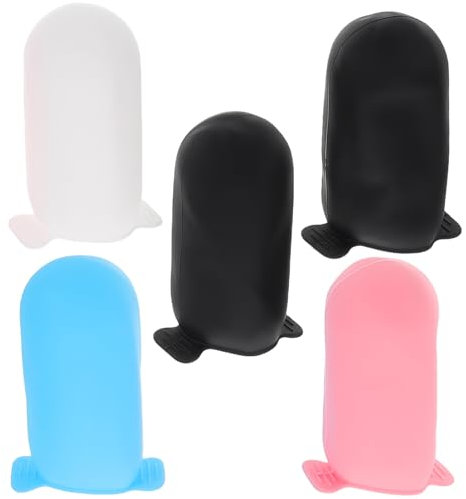 Beaupretty 5pezzi Copribottiglie in Silicone Viaggio Anti-perdita e Elastici Per Contenitori Toeletta Essenziali Per Donne e in Viaggio