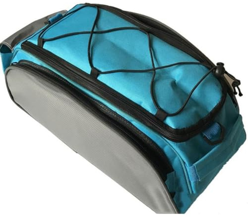 EpheyFIF Bolsa para sillín trasero de bicicleta eléctrica, bolsa de gran capacidad para bicicleta eléctrica, impermeable, bolsa de almacenamiento para bicicleta, accesorios de repuesto